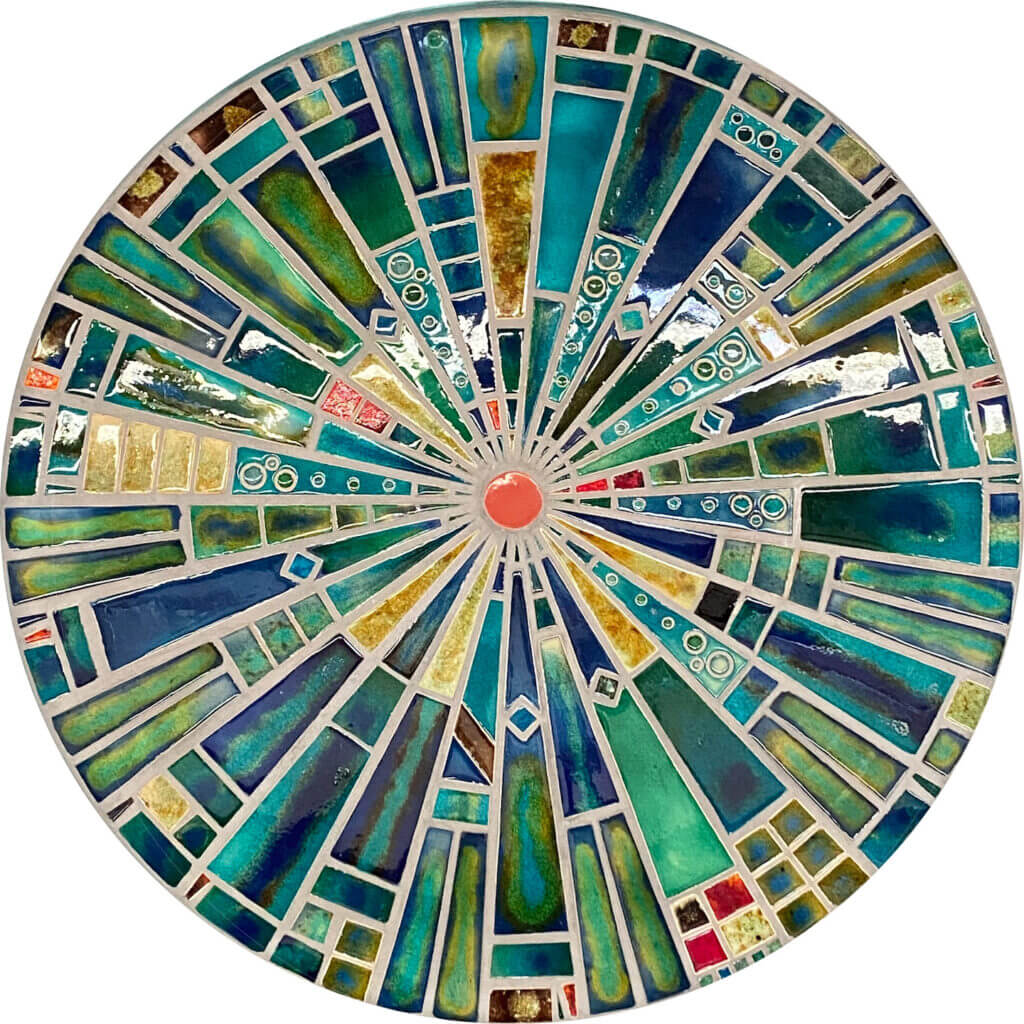Round Mosaic Table Tops